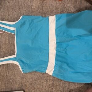 Blue and White Athletic Dress